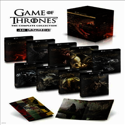 Game Of Thrones: The Complete Collection (¿ÕÁÂÀÇ °ÔÀÓ: ´õ ÄÄÇø®Æ® Ä÷º¼Ç) (4K Ultra HD)(Çѱ۹«ÀÚ¸·)(Boxset)